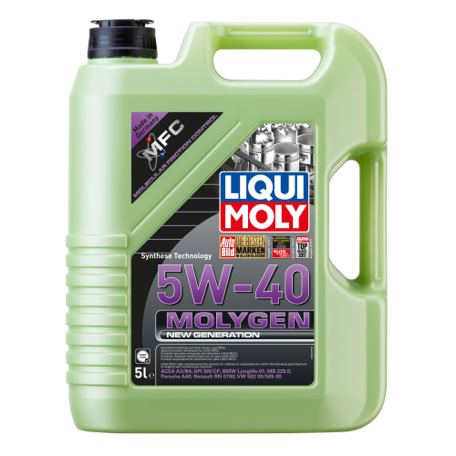 НС-синтетическое моторное масло Molygen New Generation 5W-40 - 5 л