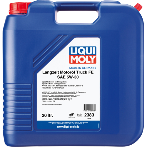 НС-синтетическое моторное масло Langzeit-Motoroil Truck FE 5W-30 - 20 л